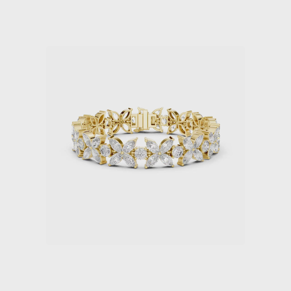 Flora Royale Diamond Bracelet