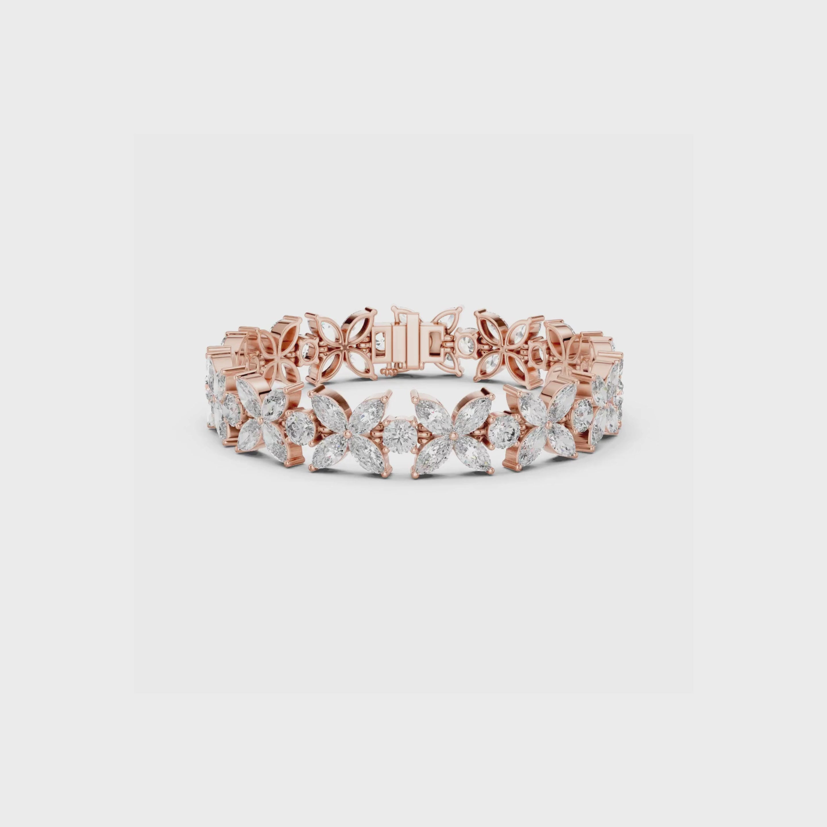 Flora Royale Diamond Bracelet